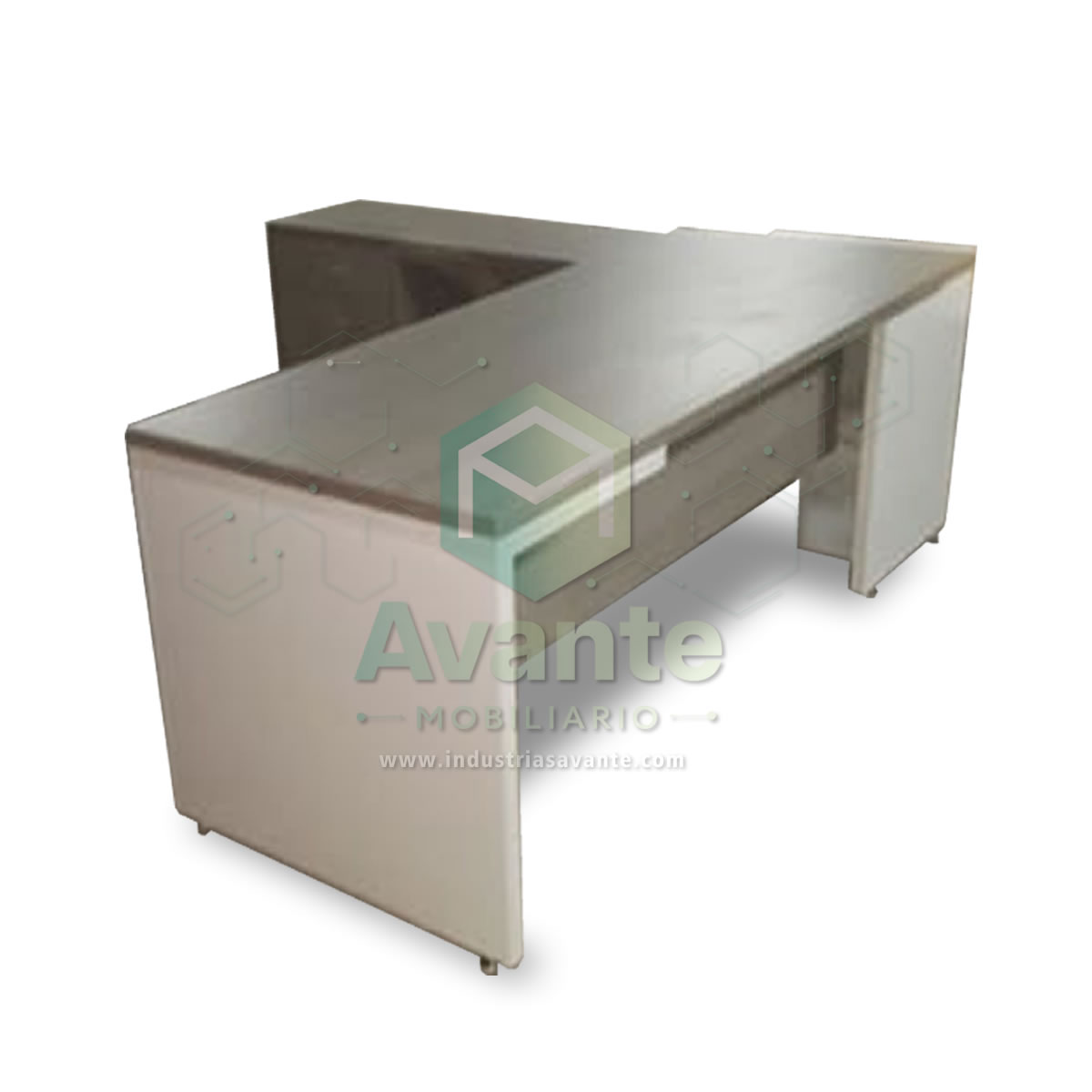 Escritorio Minimalista Mod. Roble W786-DL
