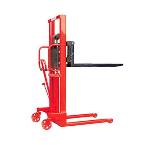 Adjustable Fork Hydraulic Pallet Stacker