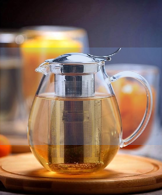 Wilmax - Tetera térmica de vidrio (20 onzas líquidas)