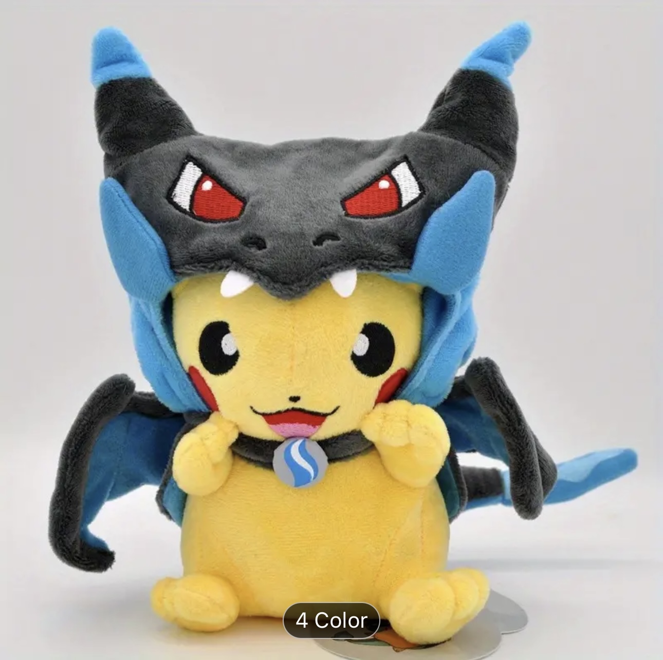 Poncho Pikachu (mega X Charizard)