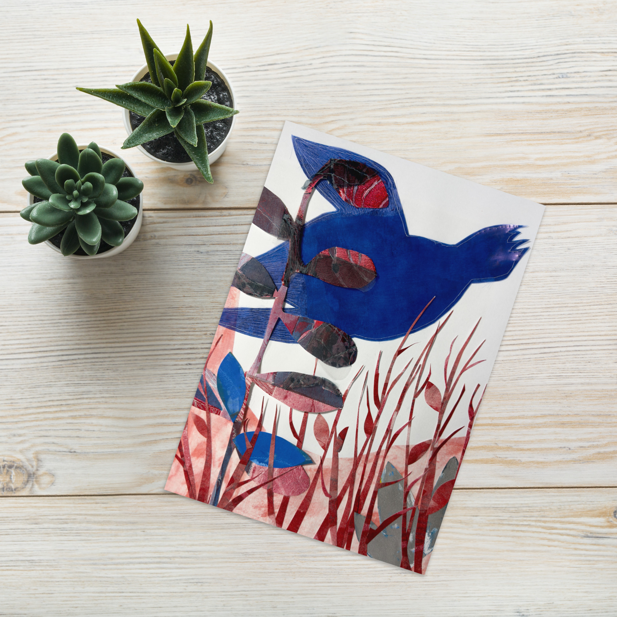 Blue Bird, Red Forest