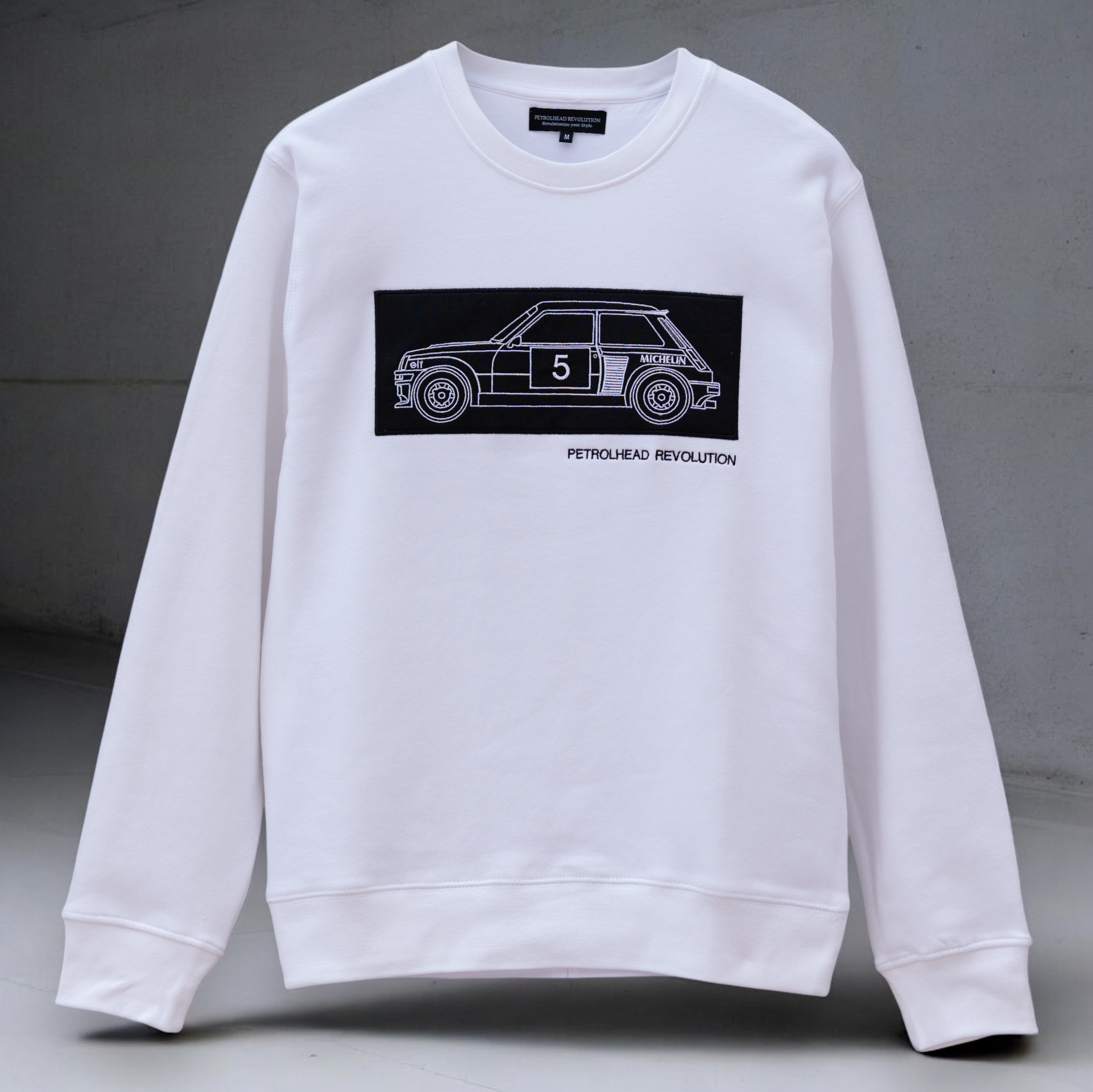Renault 5 turbo (blanco-negro)