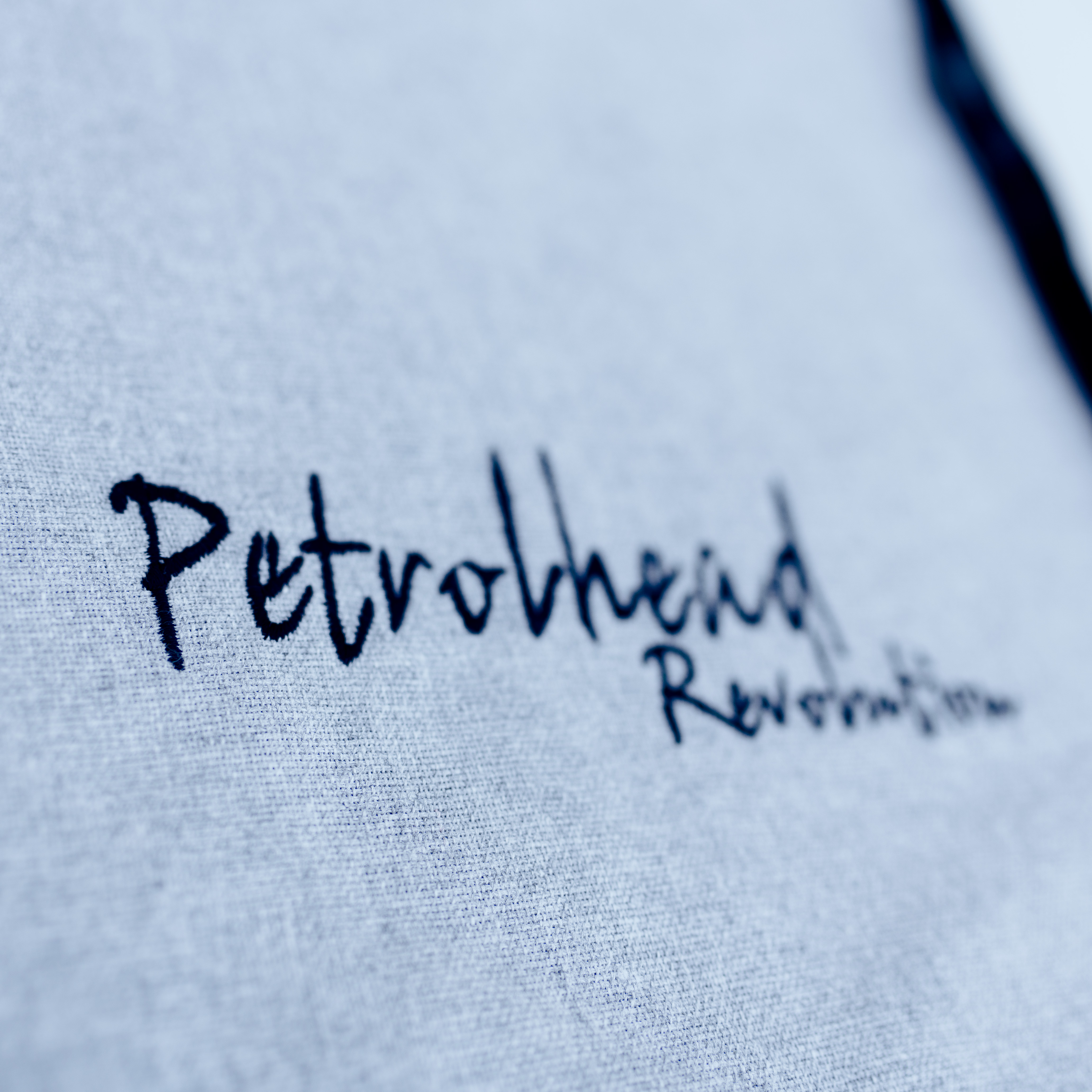 Mochila de tela con bordado Petrolhead