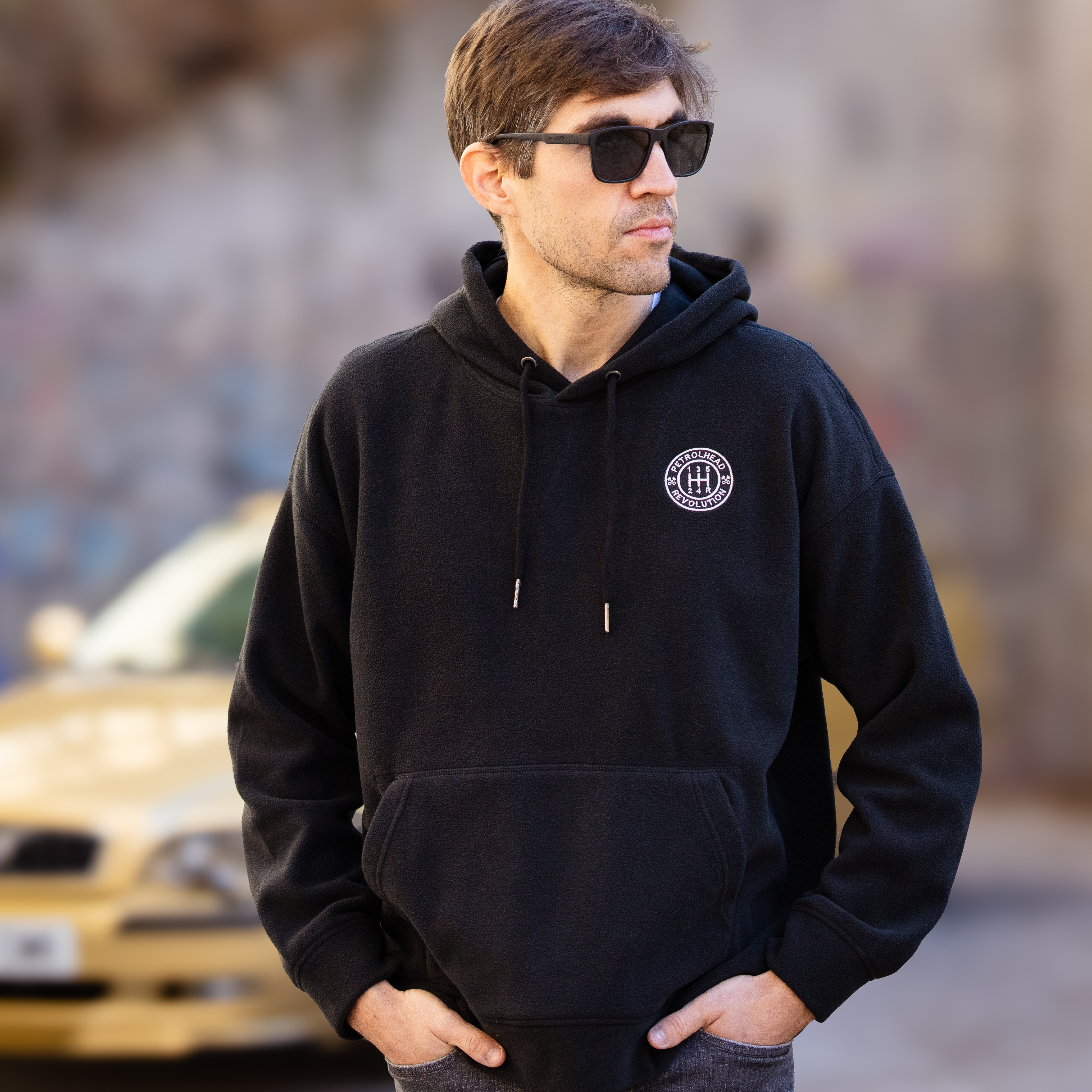 Sudadera polar oversize