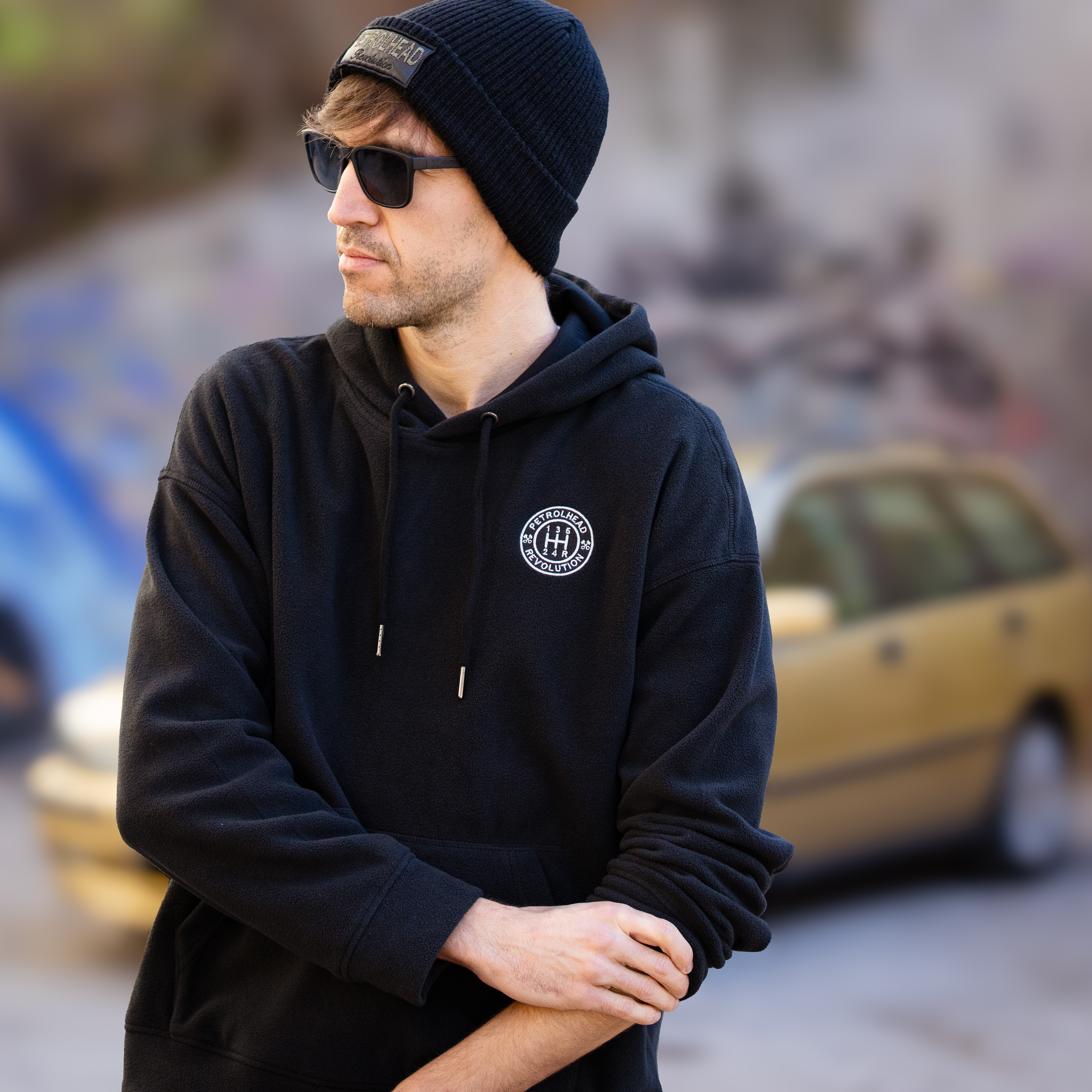 Sudadera polar oversize
