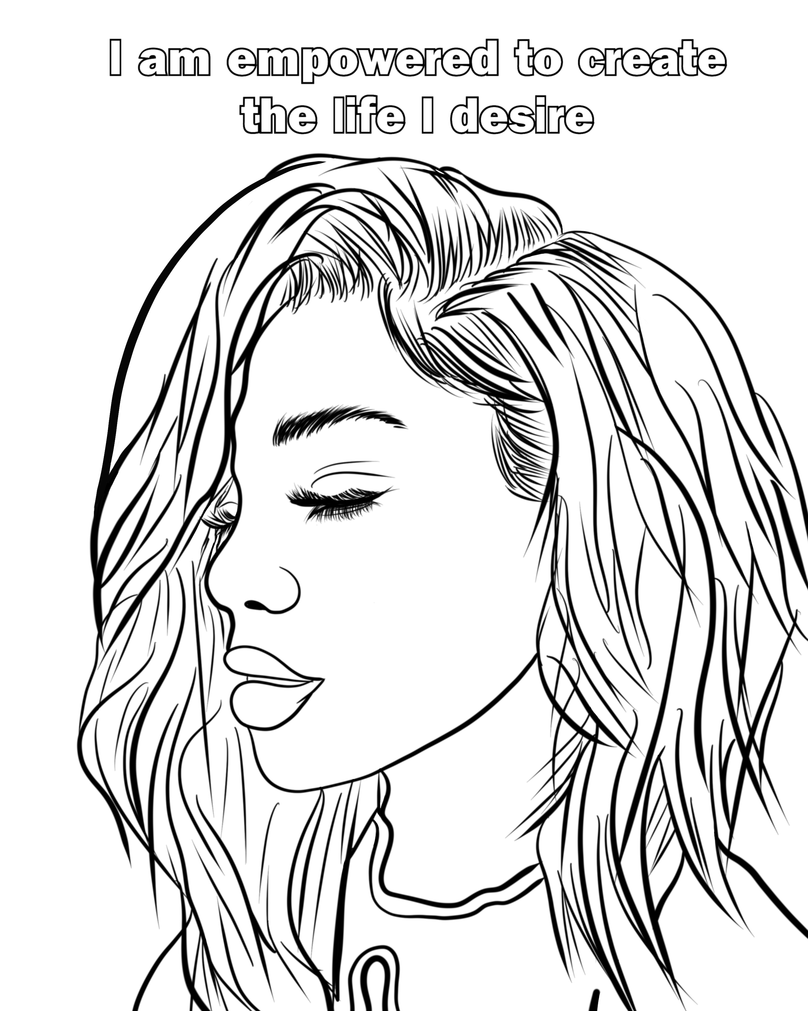 Black Crowns Coloring Book