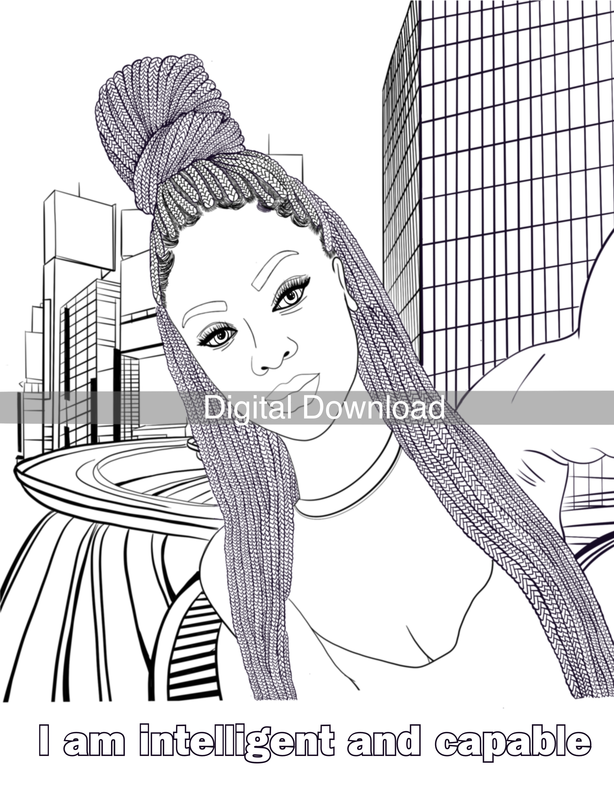 Capable coloring page (DOWNLOAD)