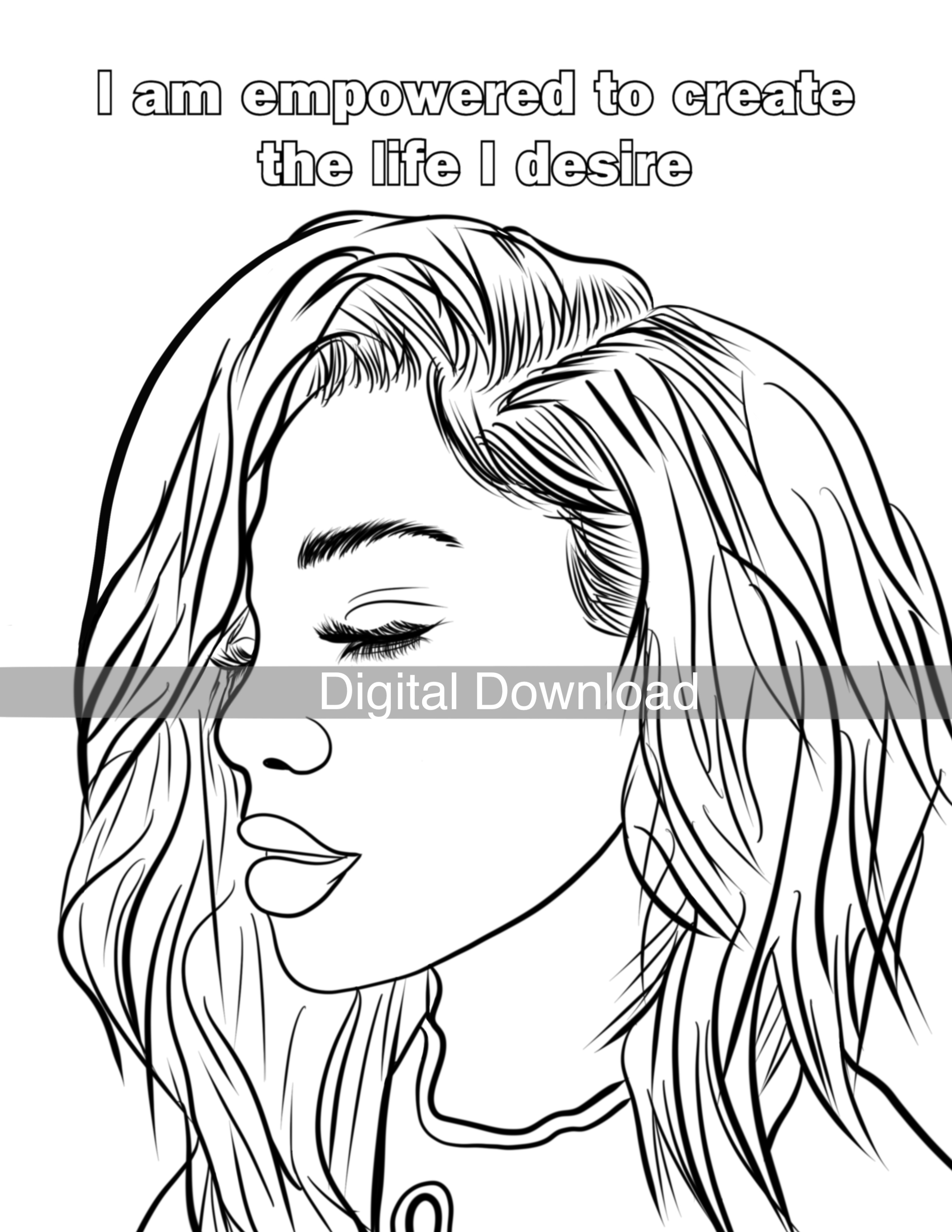 Empower coloring page (DOWNLOAD)