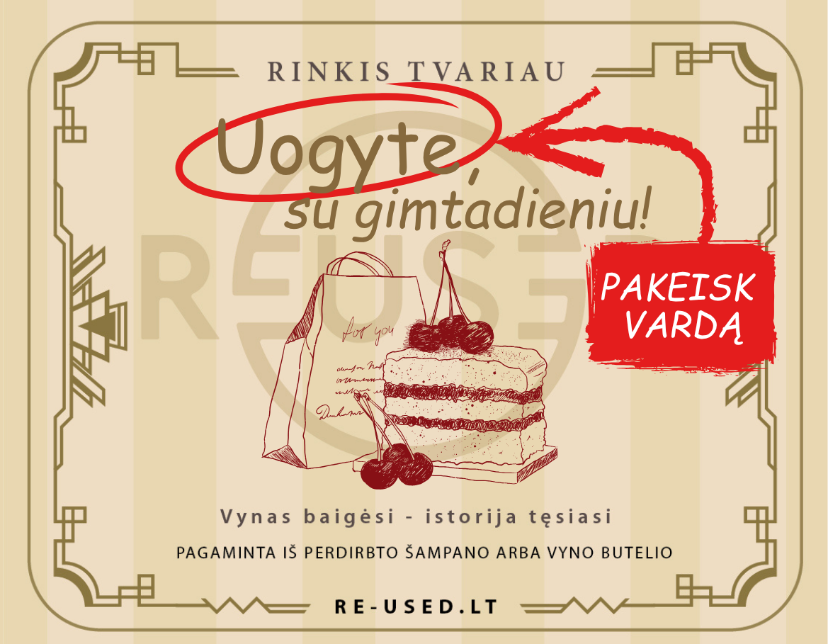 REUSED paštas - GIMTADIENIO ŽVAKĖ