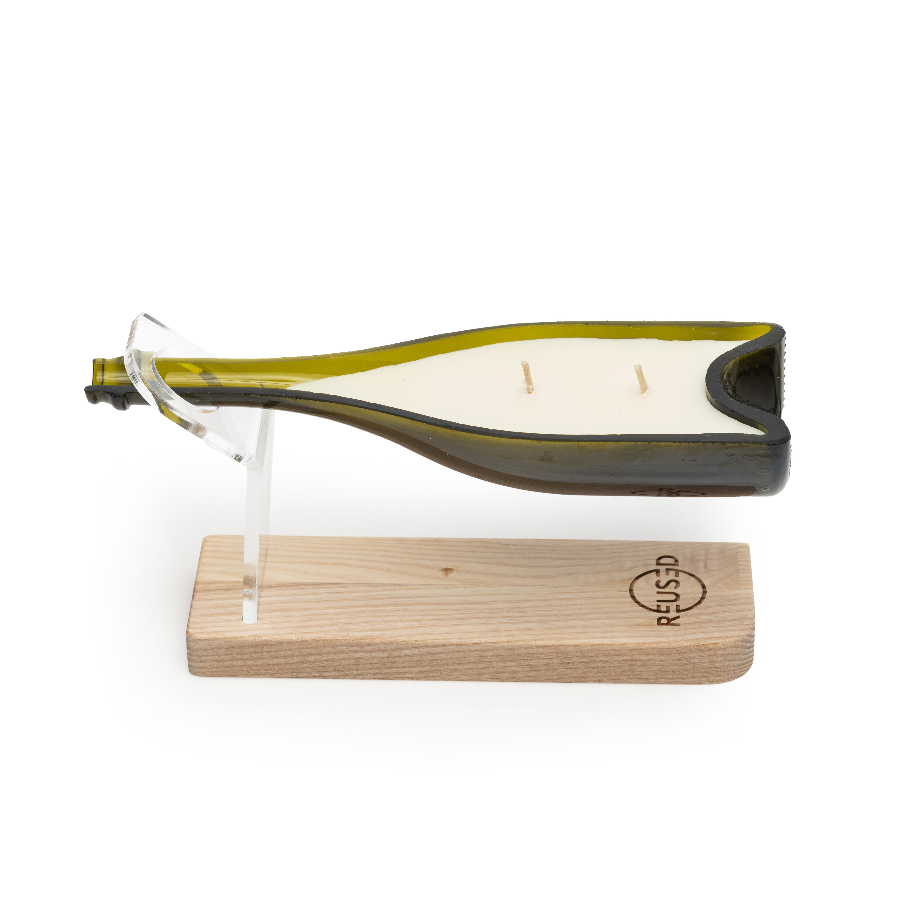  REUSED žvakė "laivas" su stoveliu O, KARA MIA