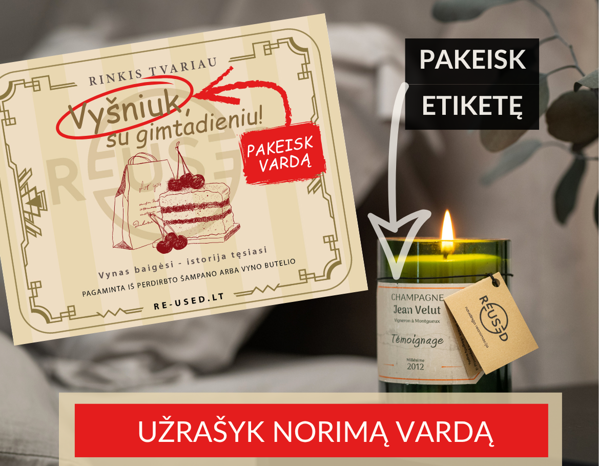 REUSED paštas - GIMTADIENIO ŽVAKĖ