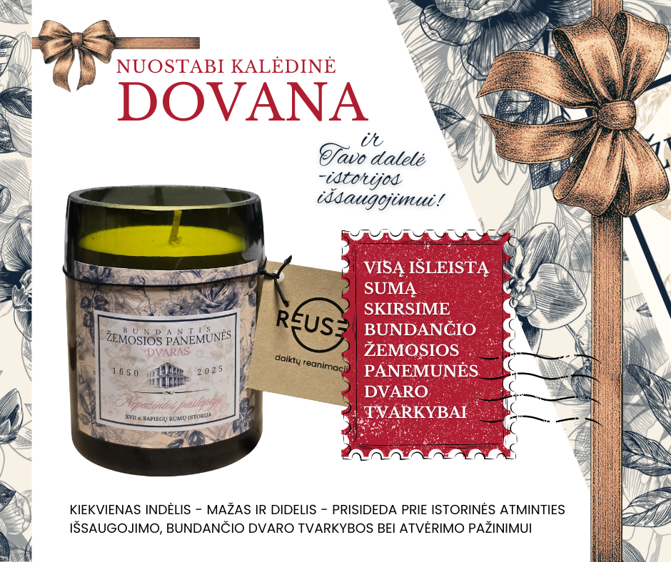 Žemosios Panemunės dvaro kvapnioji žvakė