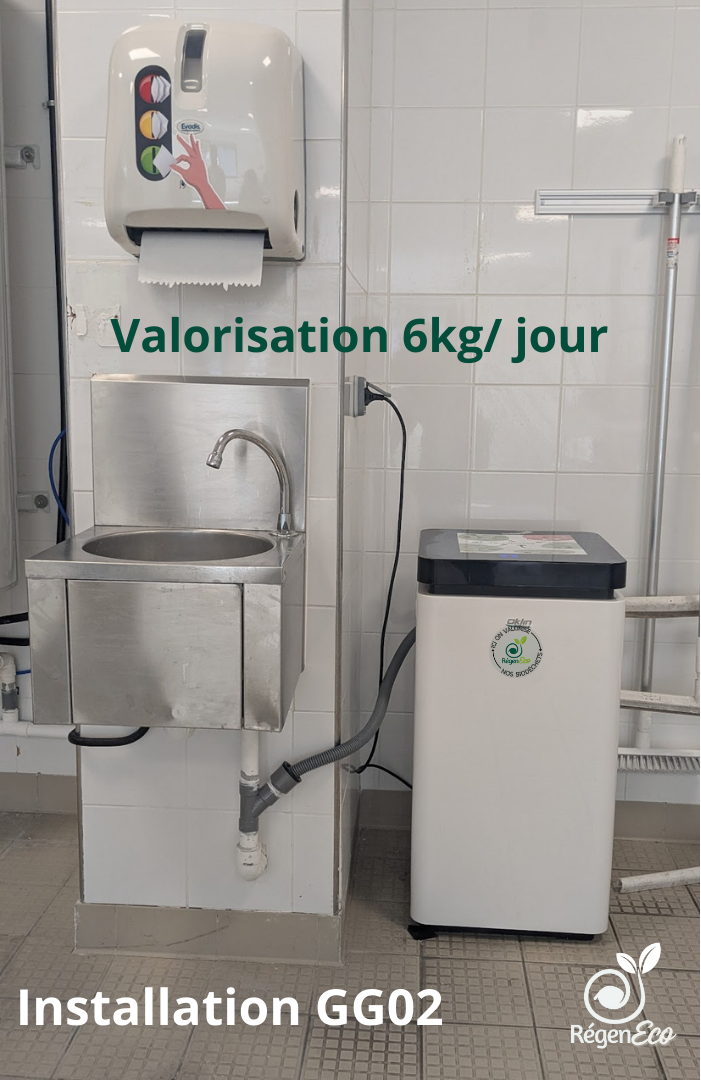 Biodigesteur GG02 - jusqu'à 6 kg par jour