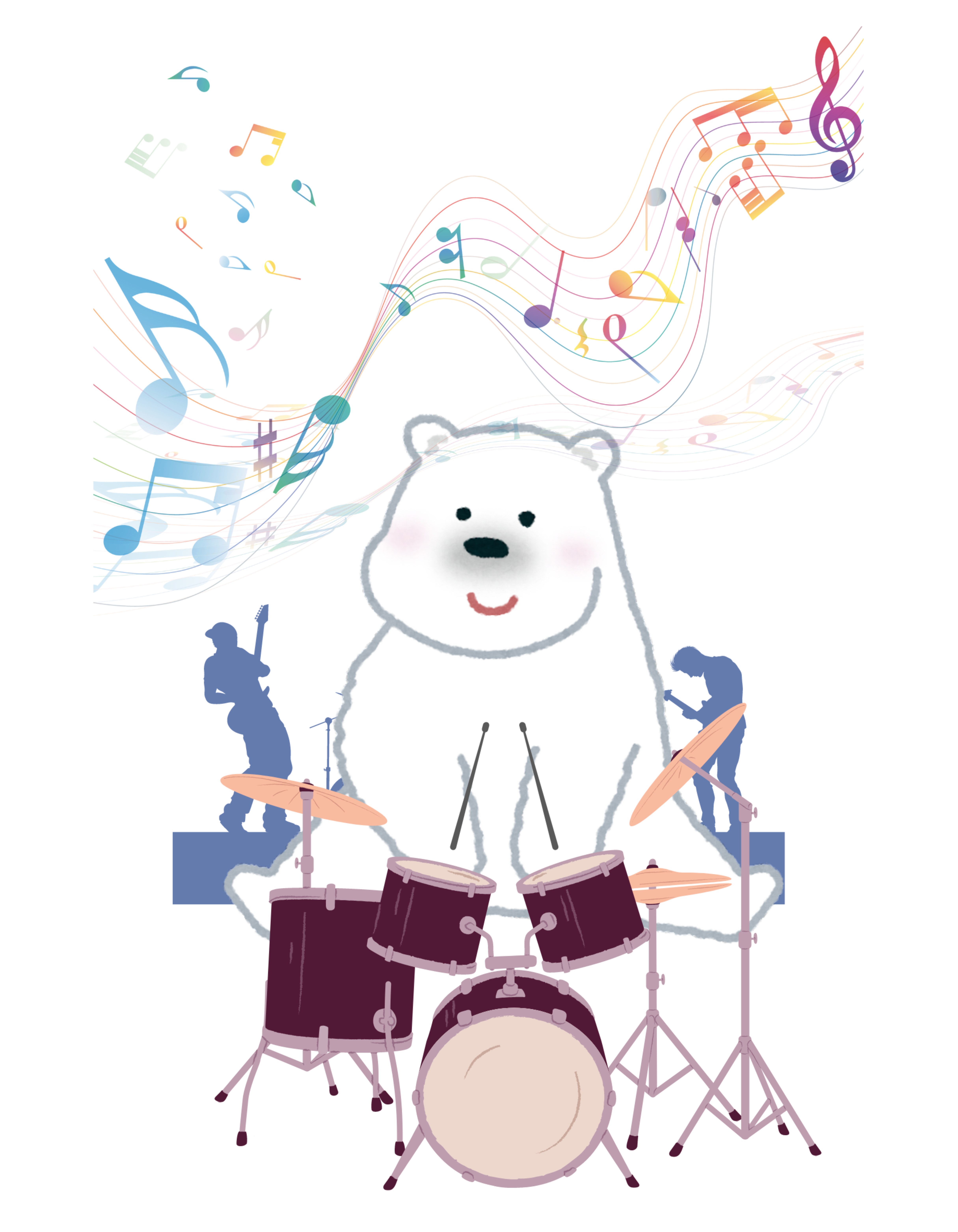 Drummer Bear