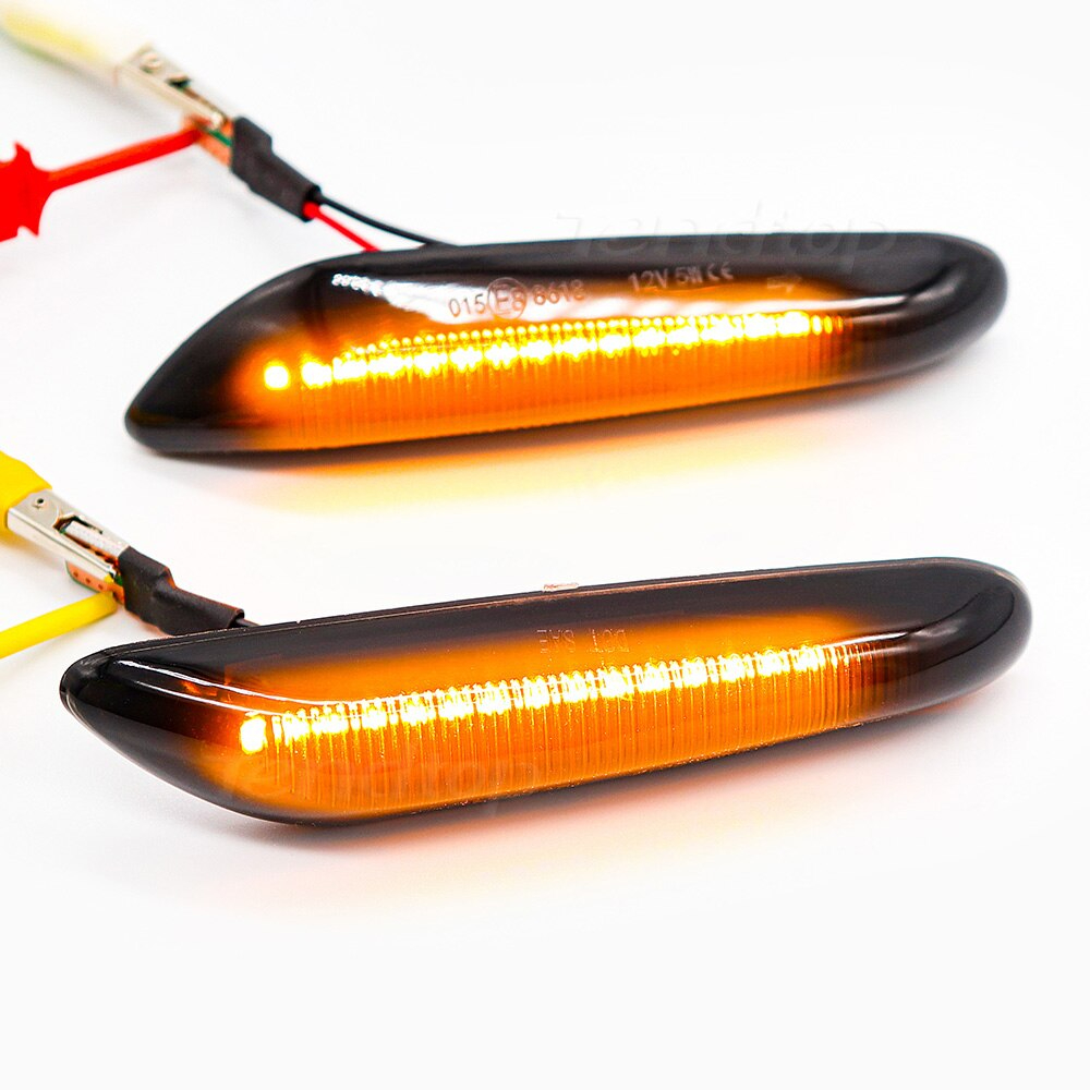 BMW E90 E91 E92 E60 E87 E82 E46 X1 X3 NE-Dinaminiai LED posūkiai