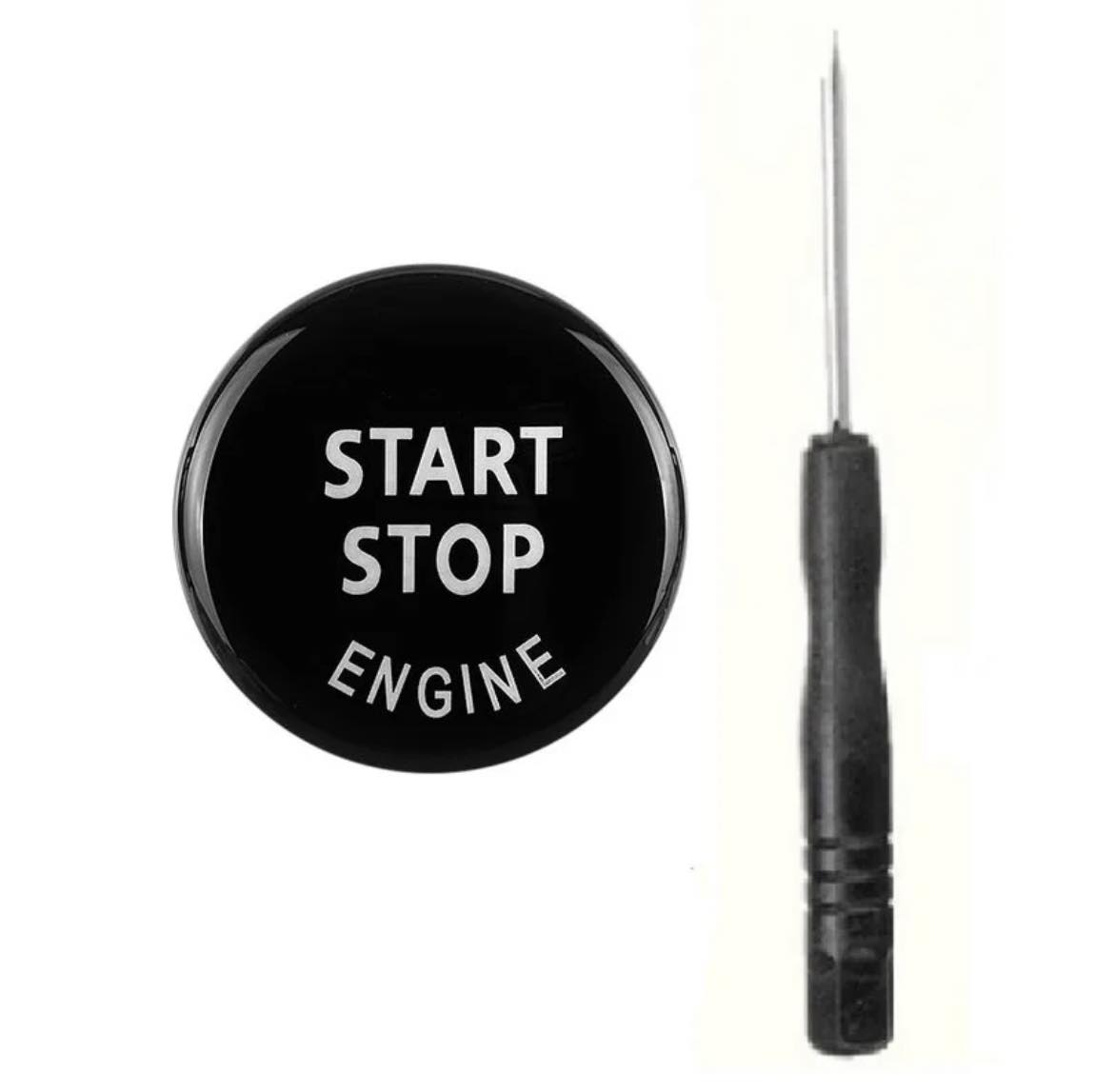 BMW E-serijos Start-Stop mygtukas (juodas)