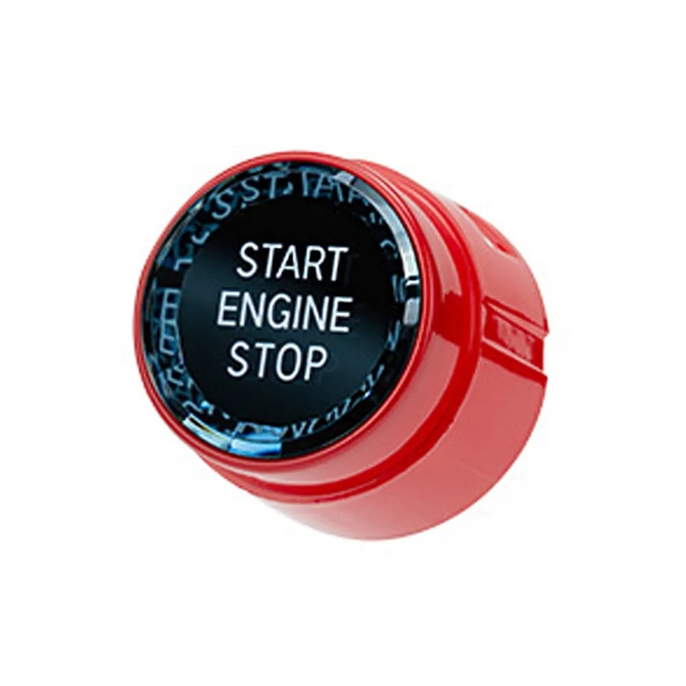 BMW F / G - serijos Start-Stop kristalinis mygtukas be OFF (raudonas)
