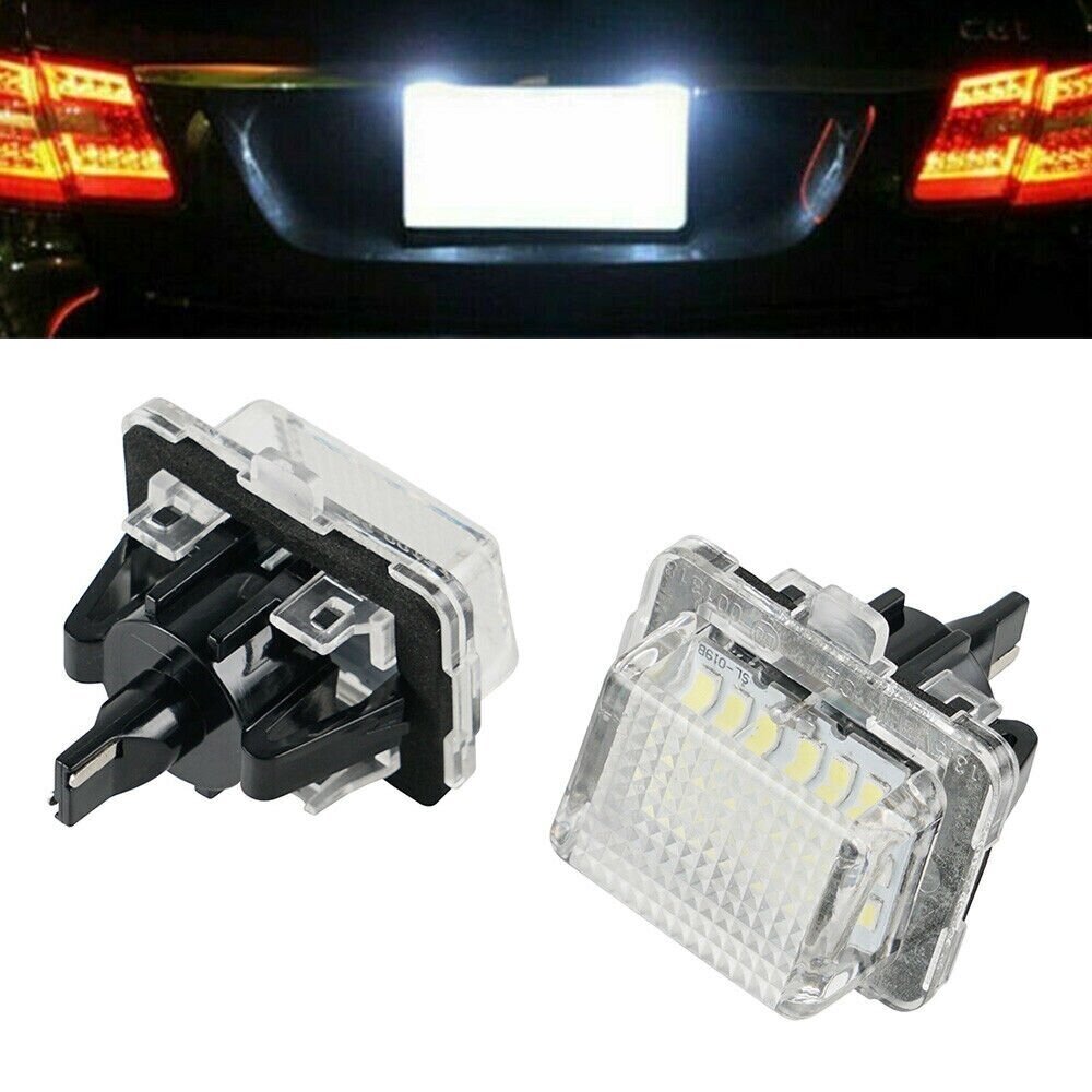 MB LED Numerių apšvietimas W204 W212 W216 W221 W207 CANBUS 18SMD