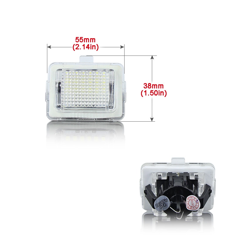 MB LED Numerių apšvietimas W204 W212 W216 W221 W207 CANBUS 18SMD