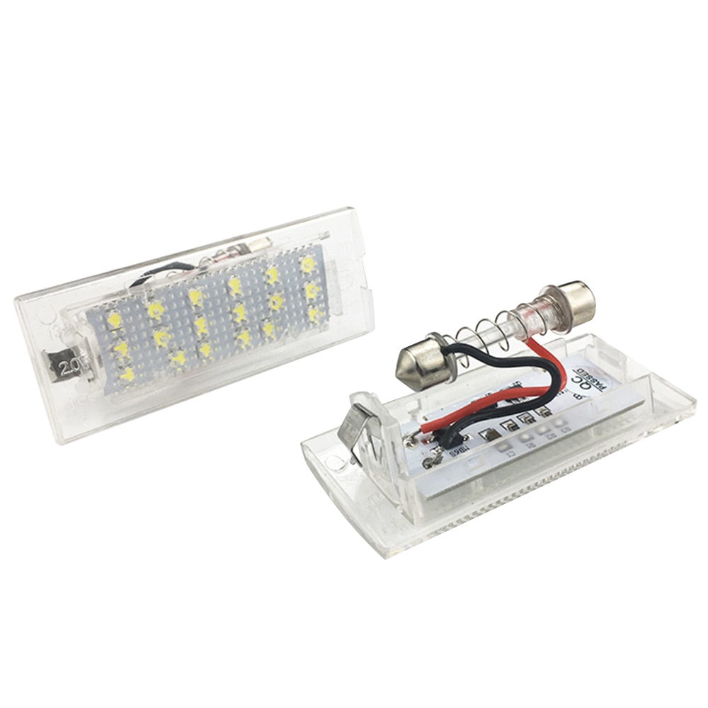 BMW E53 X5 E83 X3 Numerių apšvietimas CANBUS 18SMD