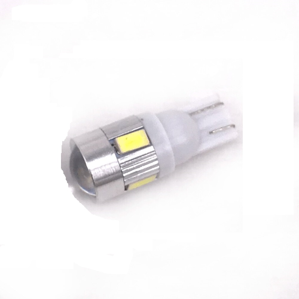 LED lemputė T10 W5W 6SMD (su stikliuku)