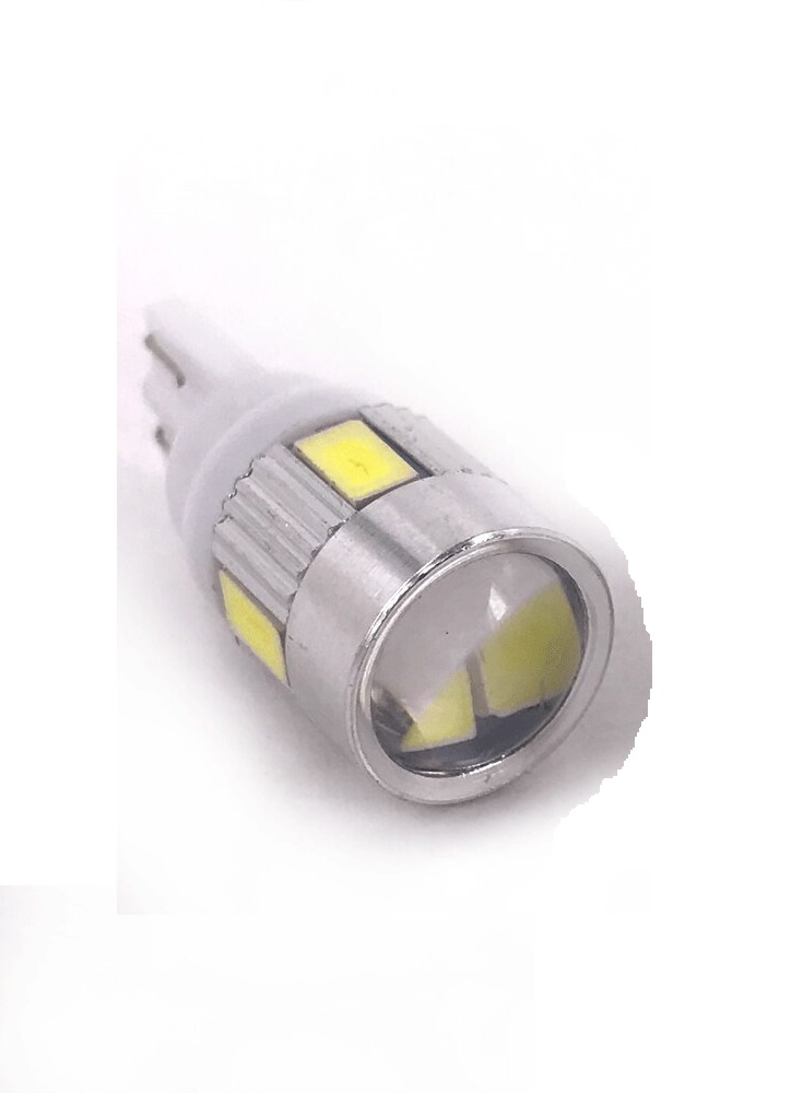 LED lemputė T10 W5W 6SMD (su stikliuku)
