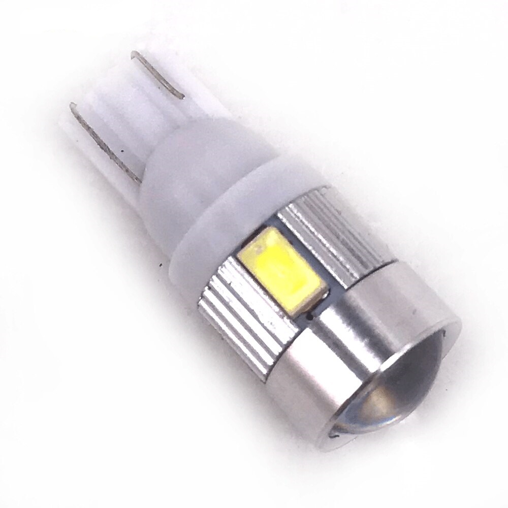 LED lemputė T10 W5W 6SMD (su stikliuku)