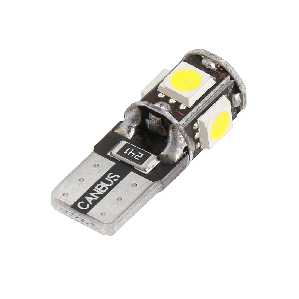LED lemputė T10 W5W 5SMD CANBUS
