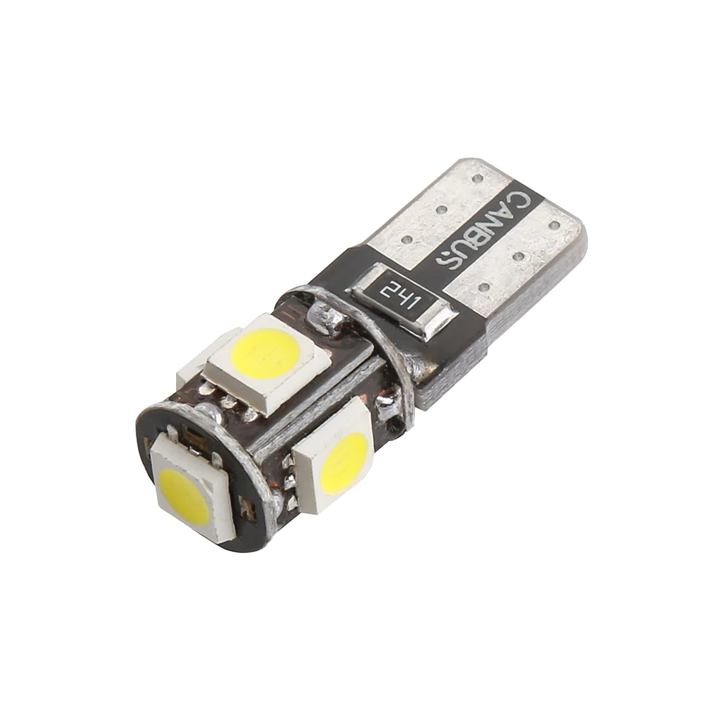 LED lemputė T10 W5W 5SMD CANBUS