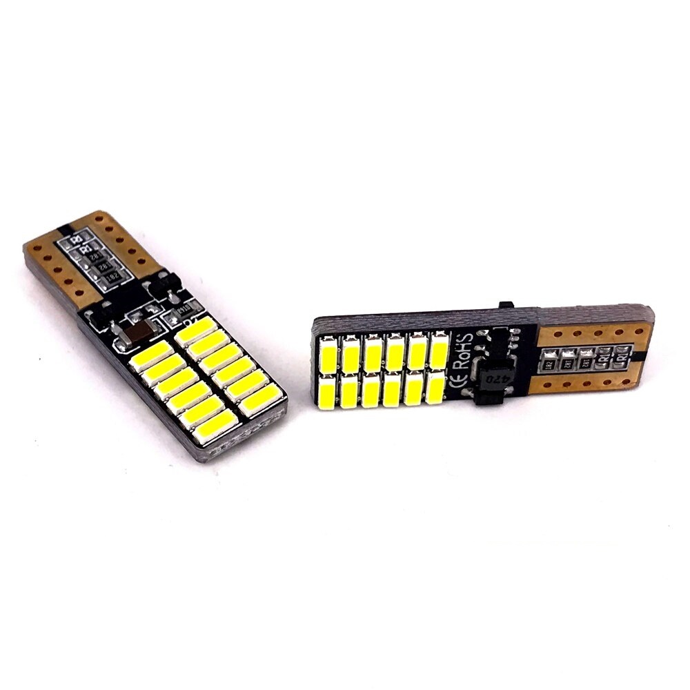 LED lemputė T10 W5W 24SMD CANBUS (dvipusė)