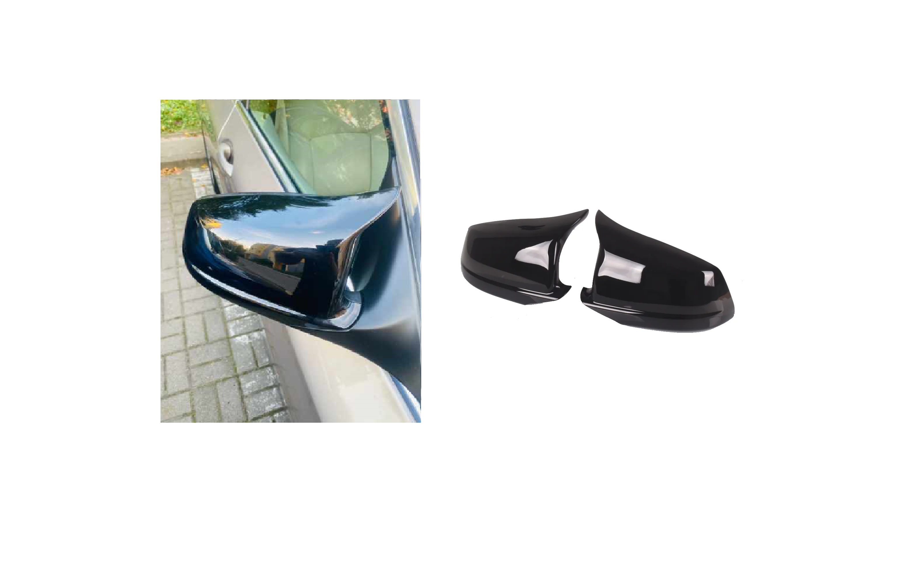 BMW F10 F11 F18 F07 GT PRE-LCI veidrodėlių dangteliai