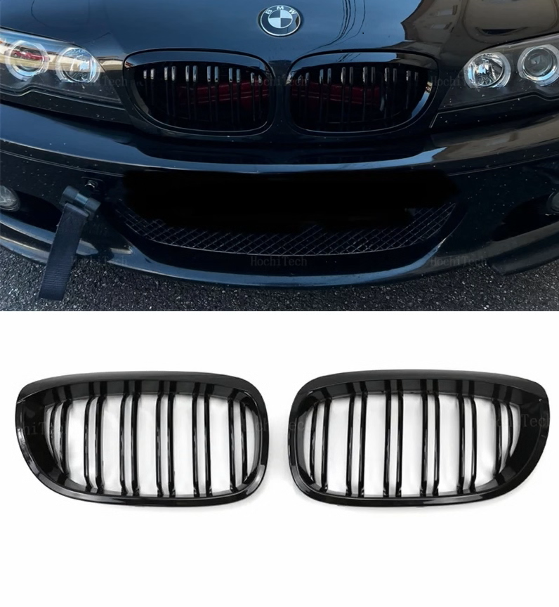 BMW E46 LCI dvidurio dvigubos groteles