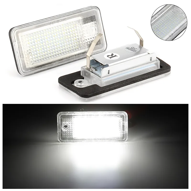 Audi A3 A4 A5 A6 A8 Q7 LED Numerių apšvietimas CANBUS 18SMD