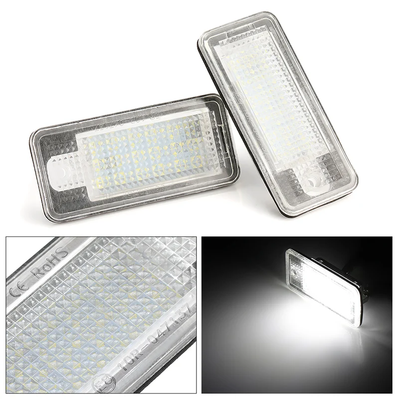 Audi A3 A4 A5 A6 A8 Q7 LED Numerių apšvietimas CANBUS 18SMD