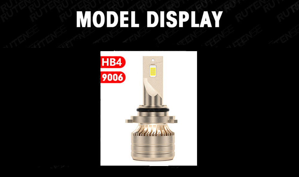 HB4 9006 LED lemputės XM70 Rutense
