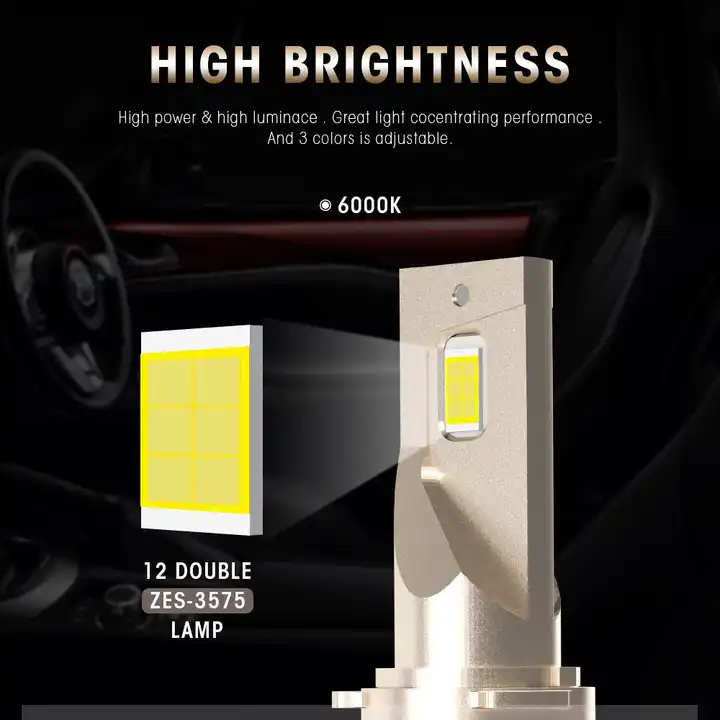 HB4 9006 LED lemputės XM70 Rutense
