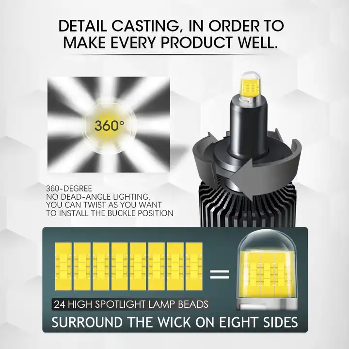 BMW LED markeriai 360° H8 H9 H11