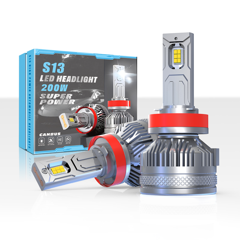 H4 HB2 9003 LED lemputės S13 Rutense