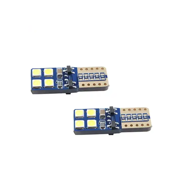 LED lemputė T10 W5W 8SMD CANBUS (dvipusė)