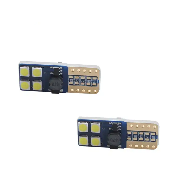 LED lemputė T10 W5W 8SMD CANBUS (dvipusė)