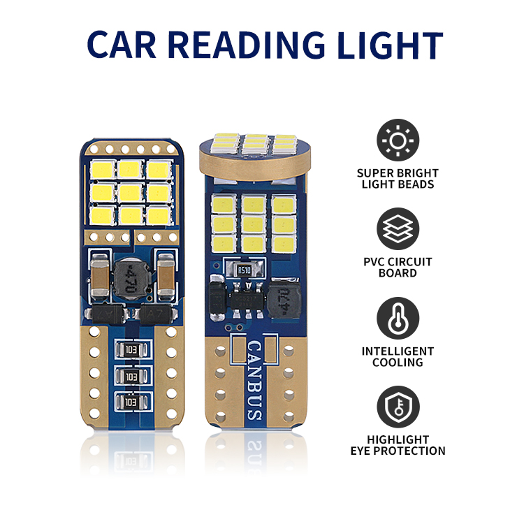 LED lemputė T10 W5W 27SMD CANBUS