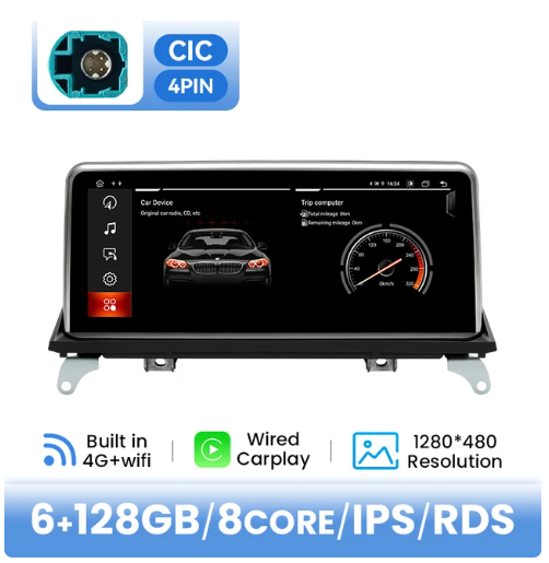 BMW E70 X5 / E71 X6 multimedija 8core + 6GB + 128ROM 10.25" *CIC