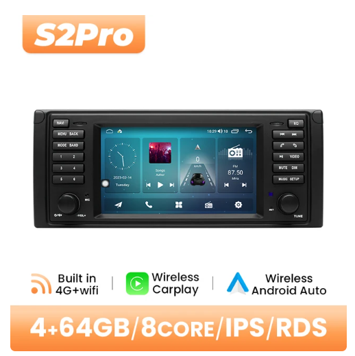 BMW E53 multimedija 8core + 4GB + 64ROM 7" *S2PRO 