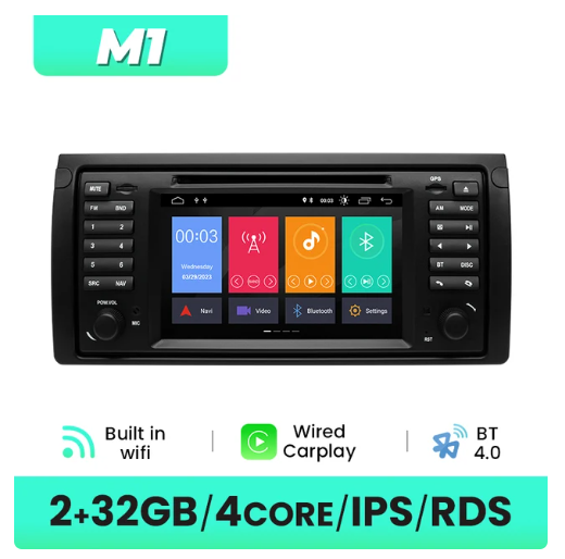 BMW E53 multimedija 4core + 2GB + 32ROM 7" *M1