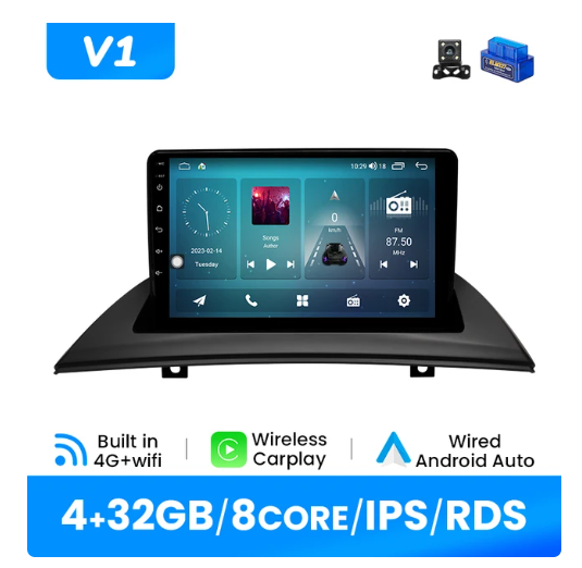 BMW E83 multimedija 8core + 4GB + 32ROM + Camera 9" *V1