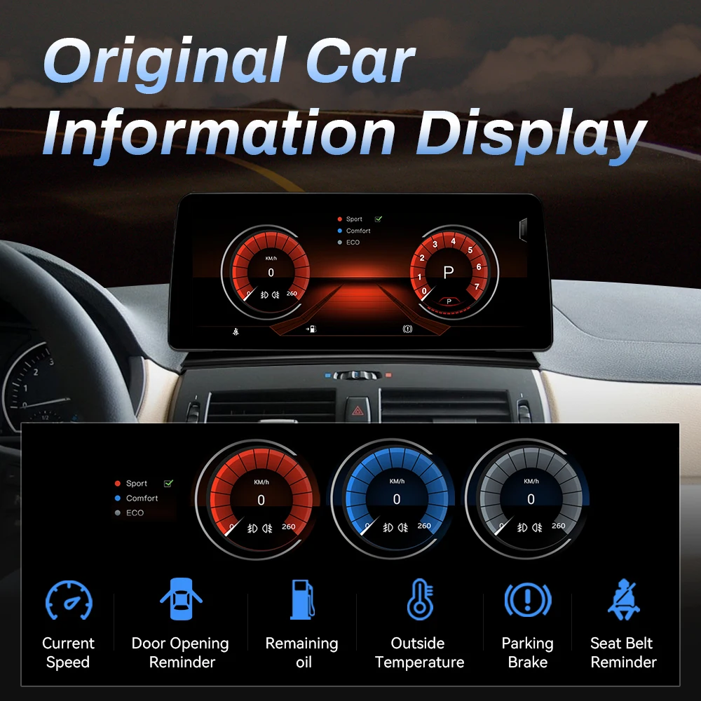 BMW E83 multimedija 8core + 4GB + 64ROM 12.3" *NOEM