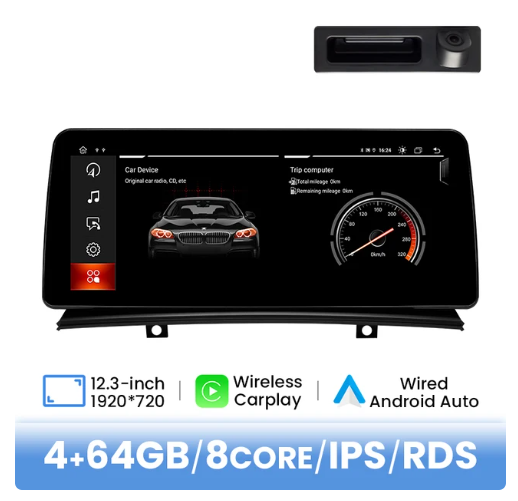 BMW E83 multimedija 8core + 4GB + 64ROM + Camera 12.3" *NOEM