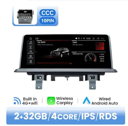 BMW E81 / E82 / E87 / E88 multimedija 4core + 2GB + 32ROM 10.25" *CCC