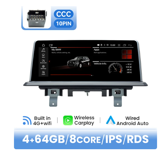 BMW E81 / E82 / E87 / E88 multimedija 8core + 4GB + 64ROM 10.25" *CCC