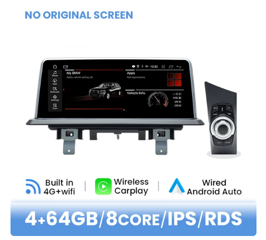 BMW E81 / E82 / E87 / E88 multimedija 8core + 4GB + 64ROM + iDrive 10.25" *NOEM